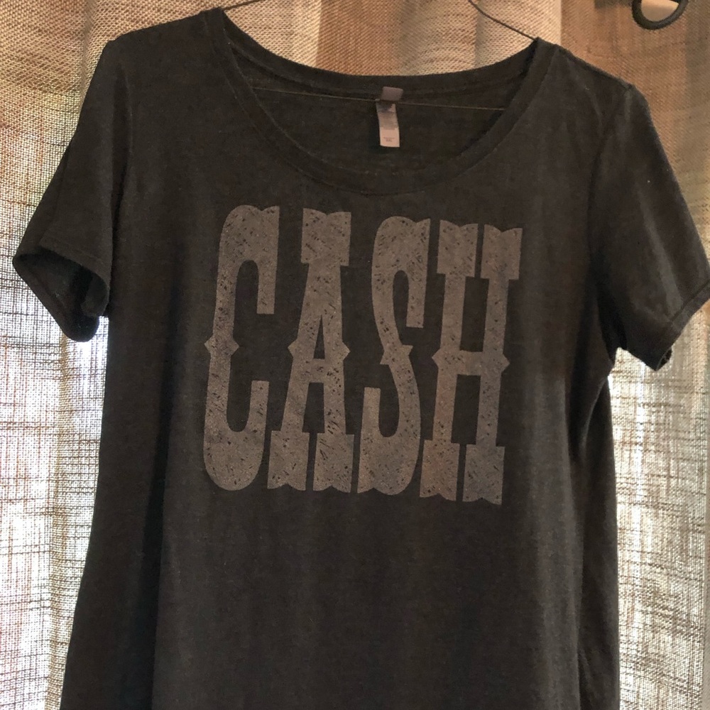 Cash Scoop Neck Tee